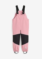 Regenlatzhose Gr. 116/122 Schwarz Rosa Mädchen-Hose Pants Neu*