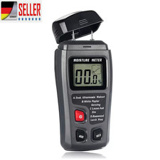 LCD Feuchtigkeitsmesser Messgerät Holz Feuchte Messer Messen DHL