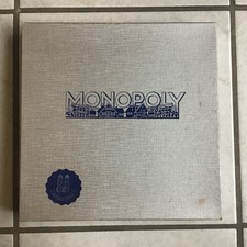 MONOPOLY SILVER EDITION 1961 SPIELE SCHMIDT FAST VOLLSTÄNDIG HOLZHÄUSER MARK