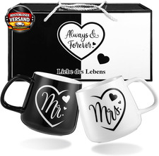 Partner-Tassen Set Hochzeit
