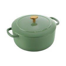 BALLARINI Cocotte BELLAMONTE 22 cm rund 3,0 Liter Bräter aus Gusseisen grün