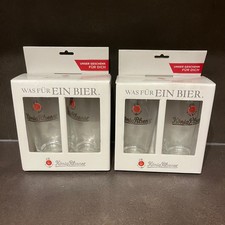 2 x 2 Bierglas König Pilsener