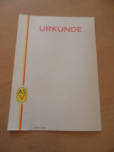 Original ddr nva asv - original, urkunde