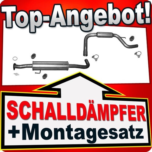 Mittelschalldämpfer für
