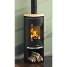 Justus Kaminofen Zeitbrandofen Faro 2.0 Stahl mit Abdeckplatte Sandstein (6 kW)