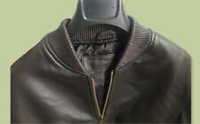 Lederjacke Herren - Baseball Collar