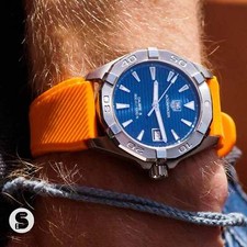 Kautschuk Uhrenarmband, 20mm / 22mm,  inkl. Schnellverschluss in 11 Farben,