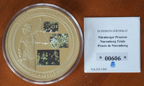 Medaille nürnberger prozess - -,