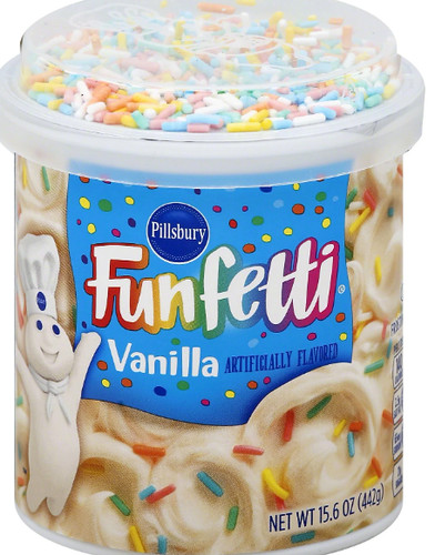 Pillsbury funfetti vanilla - pillsbury, 'vanilla'