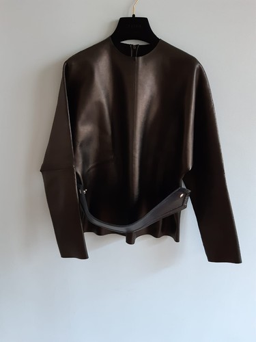 Celine leder top - leder, fw2012
