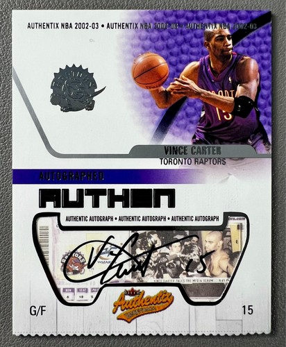Vince carter 2002 fleer - vince, 2002-03