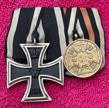 Flohmarktfund Orden Ordensspange Eisernes Kreuz 1870 KDM mit Randinschrift !!!!