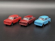 SES s.e.s. 1:87 3x Trabant Trabbi in BLAU | ROT | BRAUN DDR Ostalgie 
