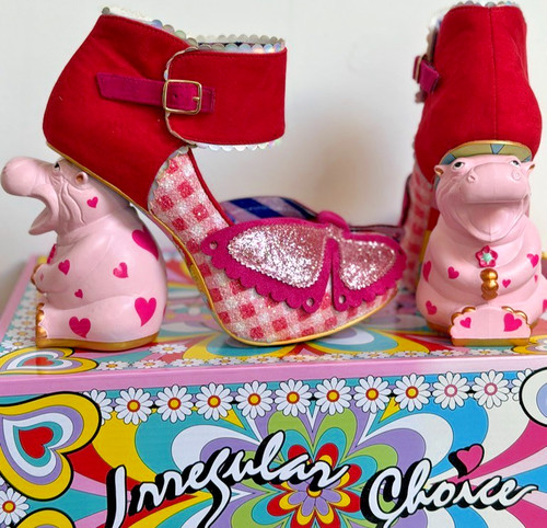 Irregular choice hippo pink - so,