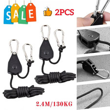 2/4x Flaschenzug mit Ratsche