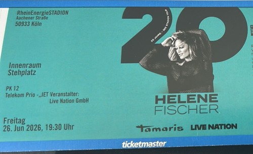 Helene fischer konzertticket - helene,