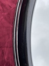 Wandspiegel gold oval mit