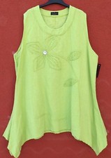 NEU SARAH SANTOS Leinen Tunika