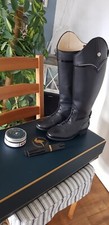 Reitstiefel -Leder handgef. Gr. 35,5 Neu - Schaft weit - Celeris