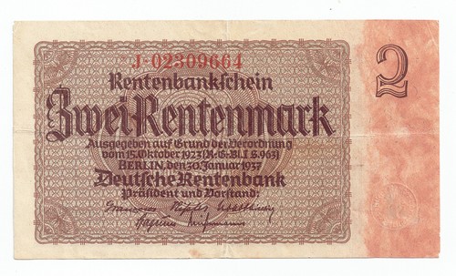 Rentenbankschein rentenmark - rentenbankschein, 2