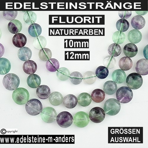 Fluorit kugel perlen strang - kugel,