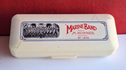 Vintage marine harmonica - marine, band
