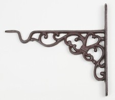 Haken Wandhalterung Blumenampel Landhausstil Gusseisen 20,5 cm Wandhaken