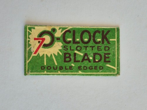 Alte rasierklinge clock - 7, o'