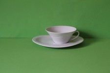 Seltmann Weiden Allegro Weiss Teetasse und Untertasse Tasse Untere Gedeck 078521
