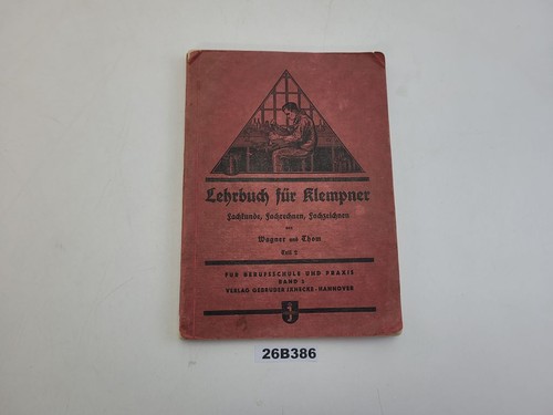 Lehrbuch für klempner - lehrbuch,