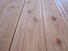 25x140 mm Lärche Terrassendielen 4 m Holz (5€/lfm) Klammerverlegung o. Schrauben