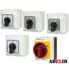 16-160A mit Gehäuse IP65 Nockenschalter Drehschalter Wendeschalter Wahlschalter