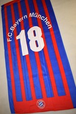 Bayern München Vintage 90er Strand Tuch Beach Towel Sommer Trikot Velour NEU NEW