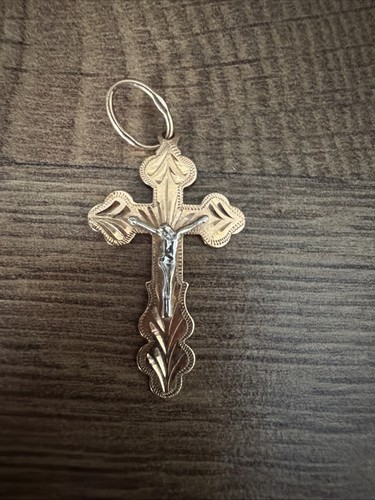 Kreuzanhänger aus gold - gold, 14k