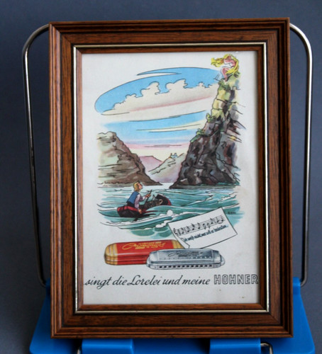 Alte hohner postkarte - postkarte, "singt