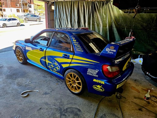 Subaru impreza wrc - wrc, aufkleber