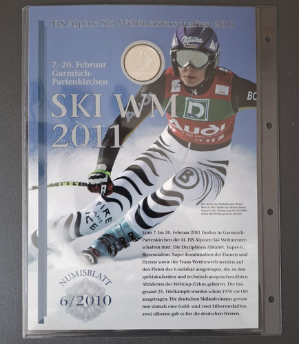Brd numisblatt 2010 alpine - brd, 6/2010