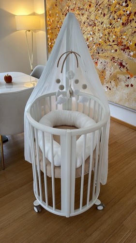 Stokke babybett rund - stokke,