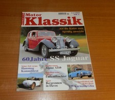 Motor Klassik 11/1995, VW Karmann Ghia, 60 J. SS Jaguar, Hanomag Kommißbrot.