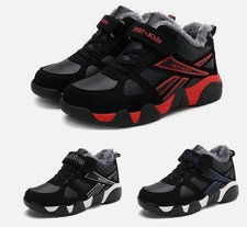 Kinder Winterschuhe Warm Gefüttert Schneestiefel Kinderschuhe Sneaker Jungen