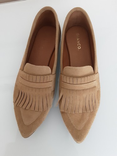 Bianco damen slipper mokassin - bianco,