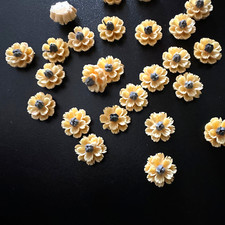 20 Blumen gelb Streudeko