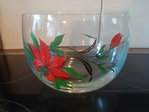Bohemia zierschale aus glas - bohemia,