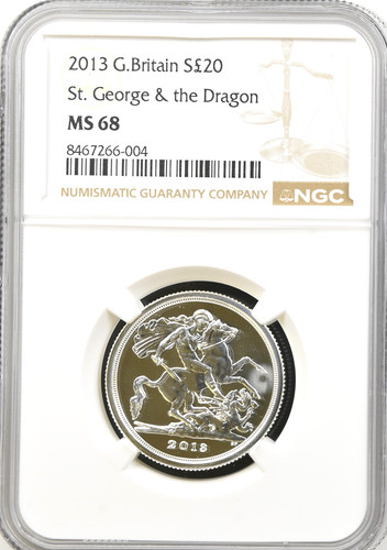 Silber 2013 george dragon - 2013, £20