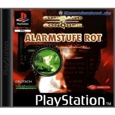 PS1 Spiel - Command & Conquer: Alarmstufe Rot / Red Alert mit OVP OVP beschädigt