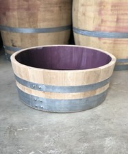 Miniteich aus 1/4 gebrauchtem 225l-Weinfass (55l)