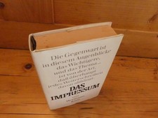 Hermann Kant: Das Impressum |