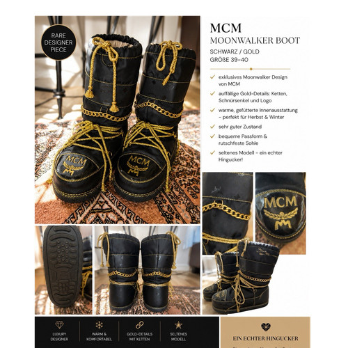 Mcm moonwalker boots - mcm,