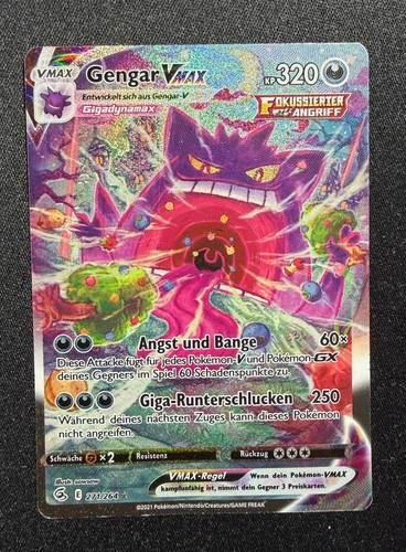 Pokémon tcg gengar vmax - pokémon,
