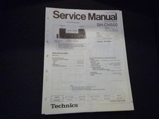 Original Schaltplan Service Manual  Technics SA-CH550